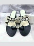 White Shell Open Toe Sandals - cunei